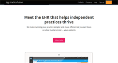 Desktop Screenshot of practicefusion.com